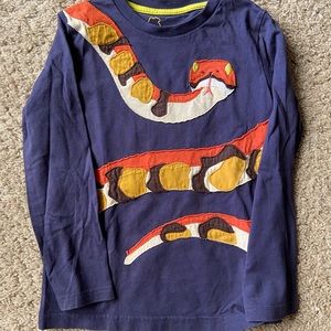 Mini Boden FALL long sleeve tee shirt size 5/6